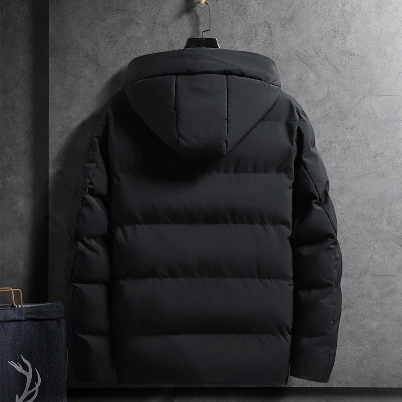 Pufferjas - Warme waterafstotende winterjas met capuchon voor heren-Boetiek Moda