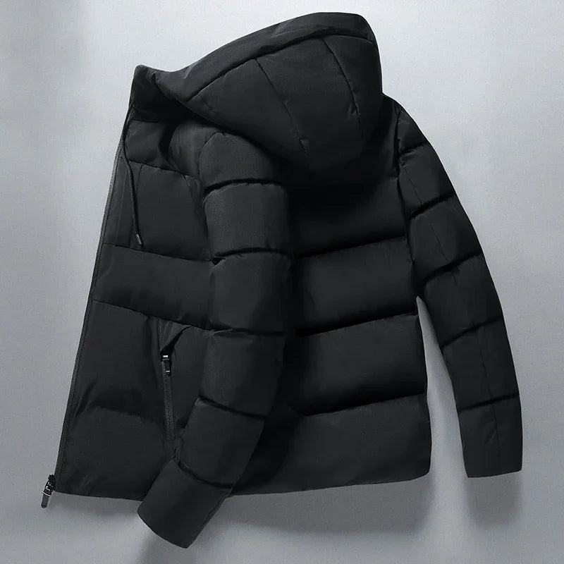 Pufferjas - Warme waterafstotende winterjas met capuchon voor heren-Boetiek Moda
