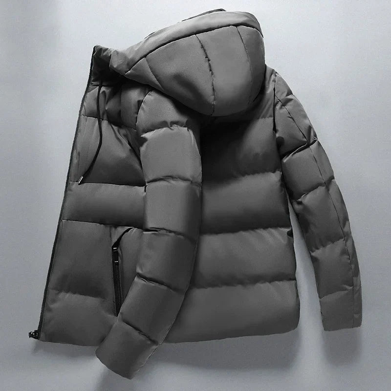 Pufferjas - Warme waterafstotende winterjas met capuchon voor heren-Boetiek Moda