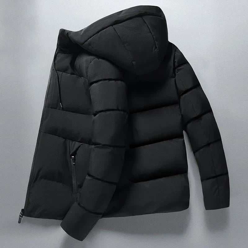 Pufferjas - Warme waterafstotende winterjas met capuchon voor heren-Boetiek Moda