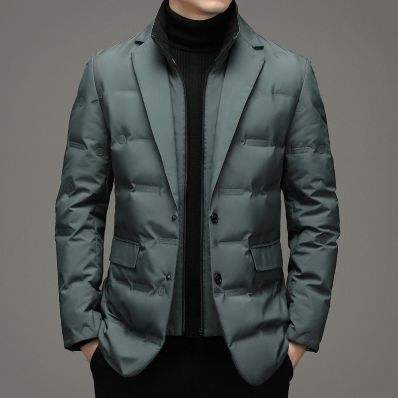 Pufferjas - Zip-Up - Slim Fit - Donzen Jas - Heren Winterjassen-Boetiek Moda