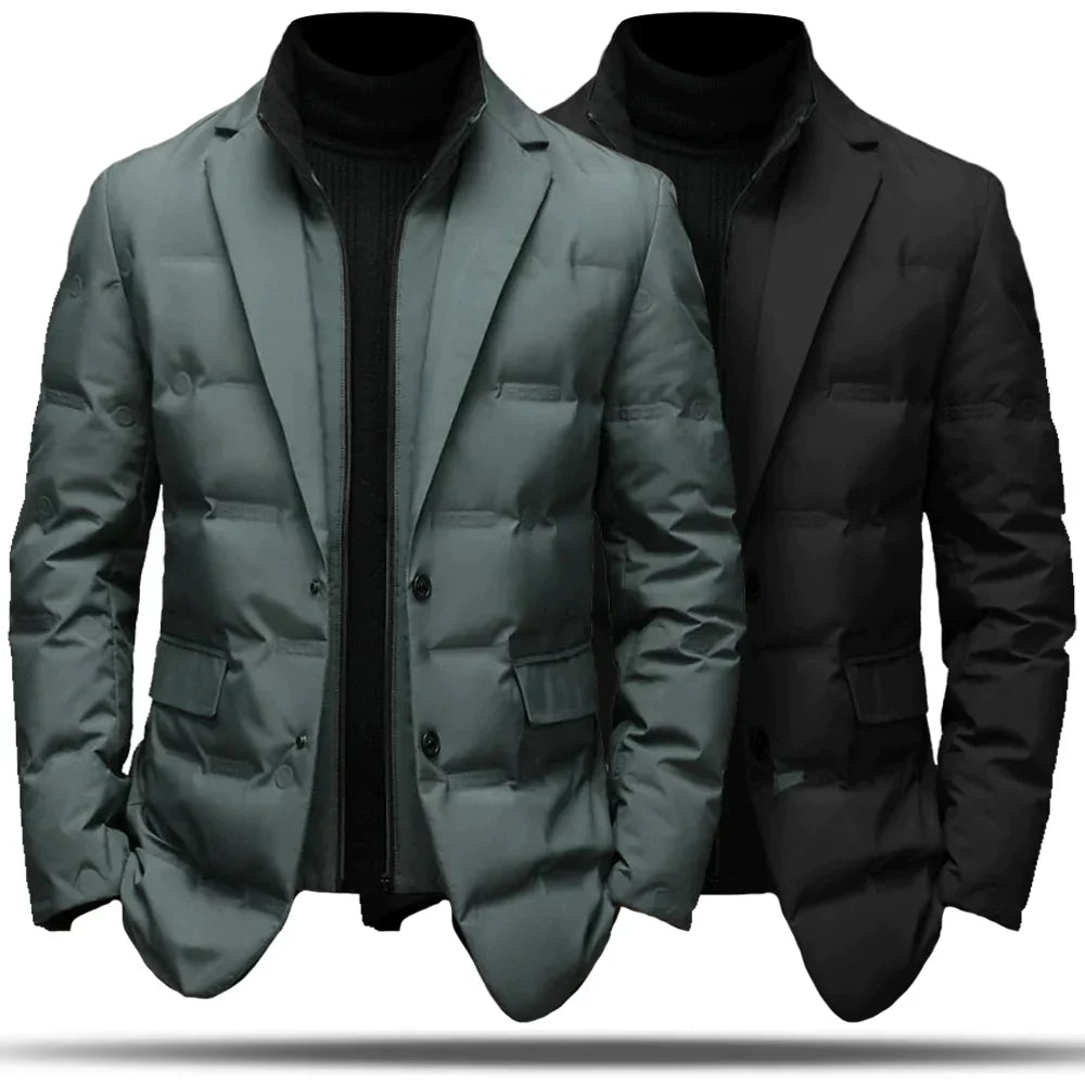 Pufferjas - Zip-Up - Slim Fit - Donzen Jas - Heren Winterjassen-Boetiek Moda