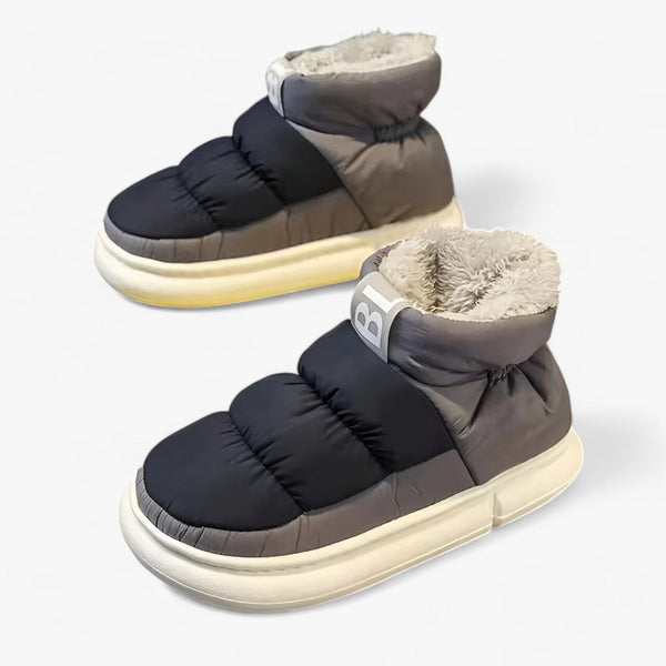 Pufferschoenen - Slip-On - Met fleece gevoerd - Sneeuwlaarzen - Winterschoenen-Boetiek Moda