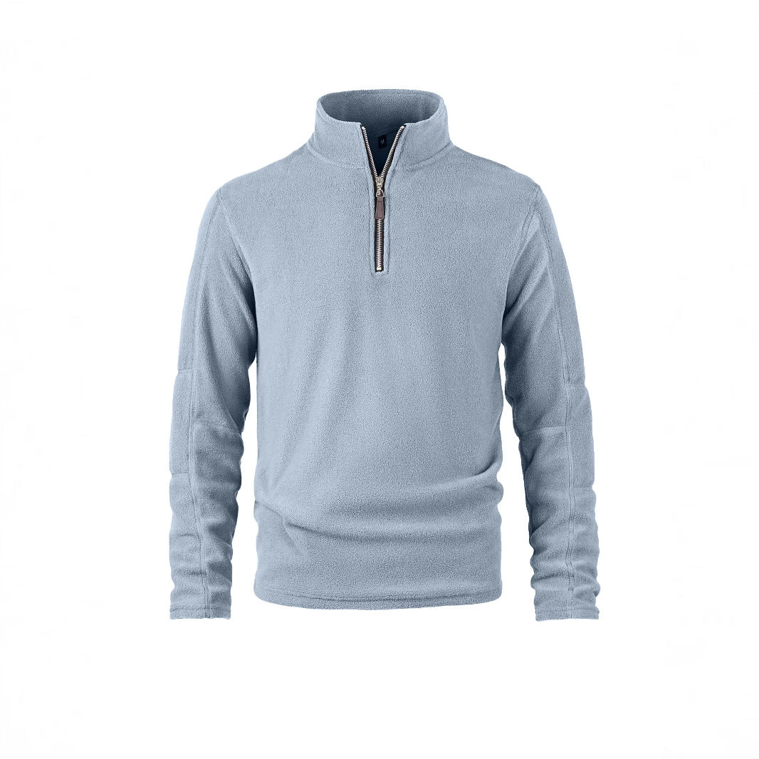 Quarter-Zip Fleece - Warme Half-Zip Pullover voor heren-Boetiek Moda