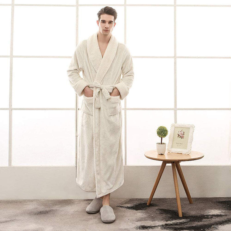 Quinna Long Bathrobe | Zachte en gezellige badjas die u warm houdt tijdens de kille winter.-Boetiek Moda