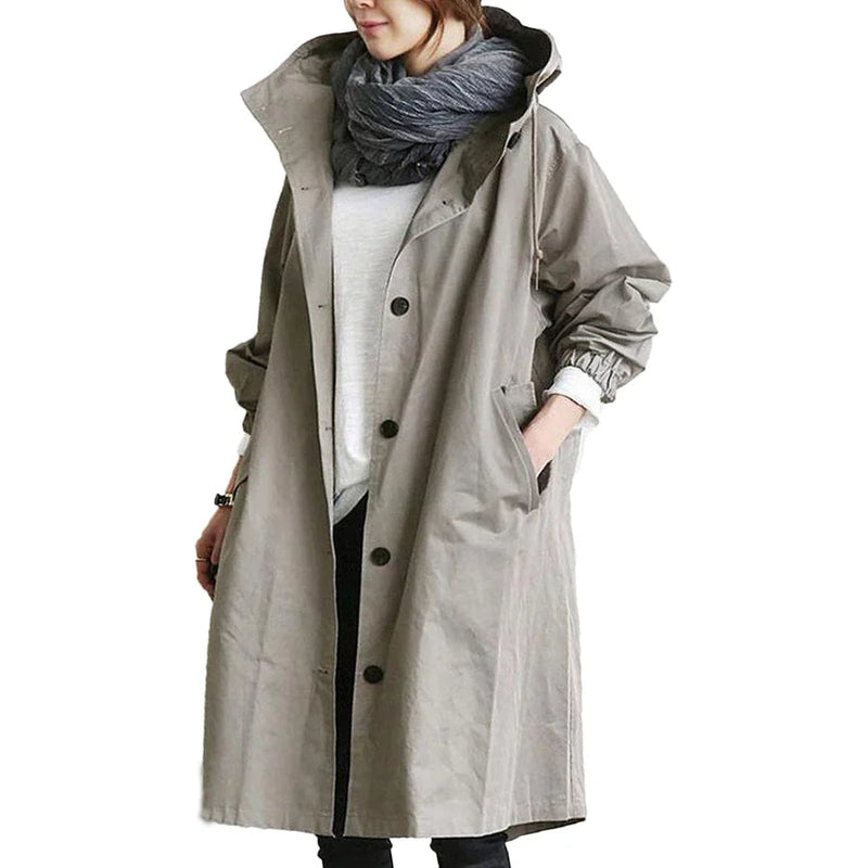 Regenjas | Capuchon | Oversized | Parka Jas | Regenjas Vrouwen-Boetiek Moda