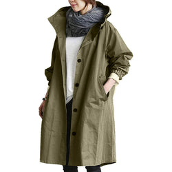 Regenjas | Capuchon | Oversized | Parka Jas | Regenjas Vrouwen-Boetiek Moda