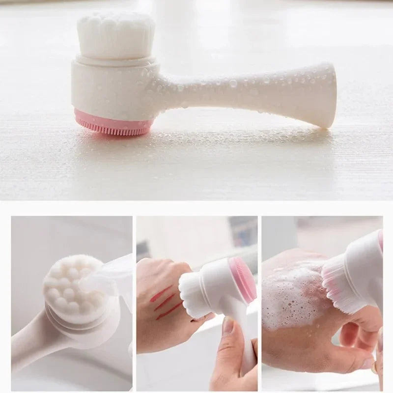 Reinigingsborstel | Exfoliator | Silicone | Gezichtsreinigingsborstel | Gezichtsscrubber-Boetiek Moda