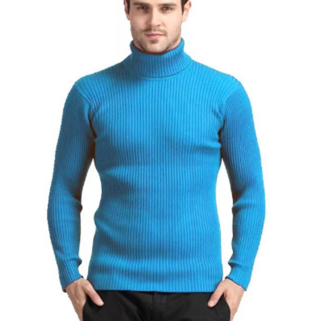 Roll Neck Jumper - Slim fit gebreide coltrui voor heren-Boetiek Moda