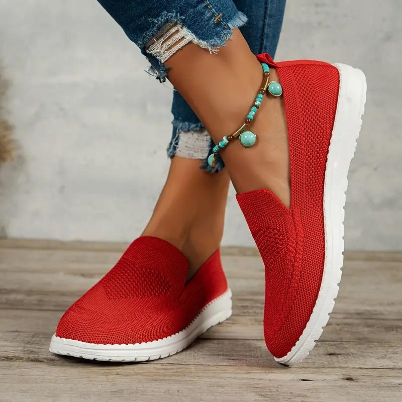 Rose Knit Schoenen | Comfortabele Wandelschoenen voor Vrouwen-Boetiek Moda