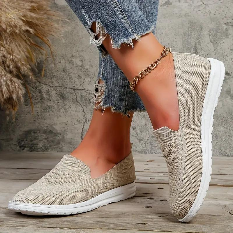 Rose Knit Schoenen | Comfortabele Wandelschoenen voor Vrouwen-Boetiek Moda