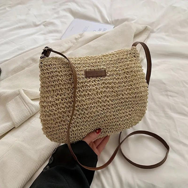 Schoudertas | Beige | Verstelbare Riem | Riettas | Crossbodytas-Boetiek Moda