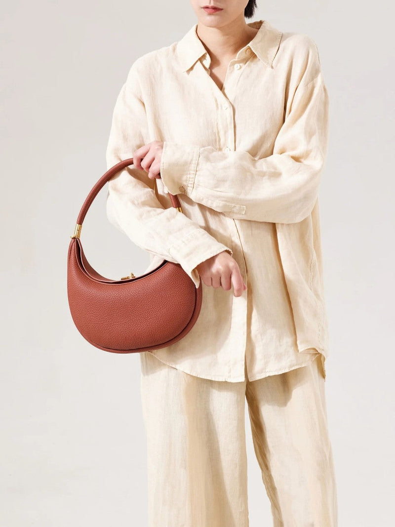 Schoudertas - Klein - Mode - Leren Tas - Handtas-Boetiek Moda