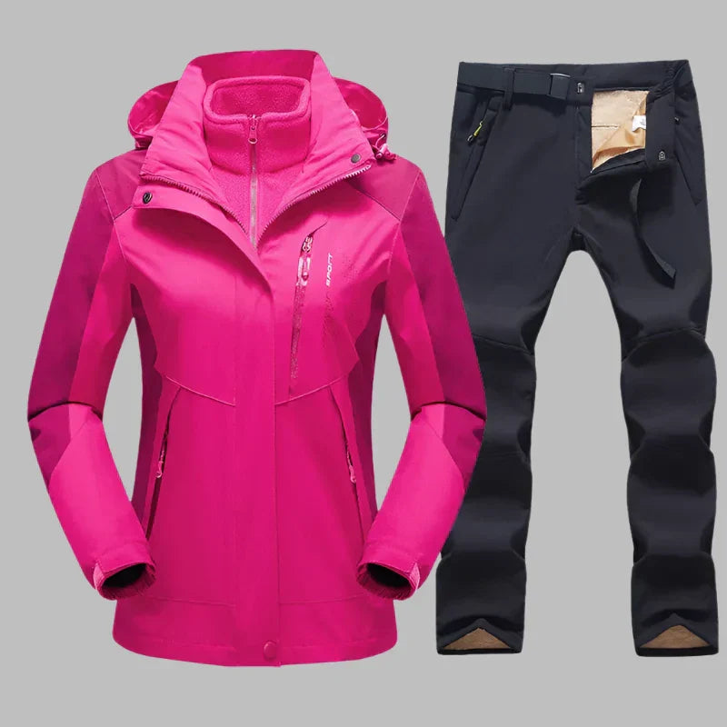 Skikleding - Dames skijas en -broek met fleecevoering-Boetiek Moda