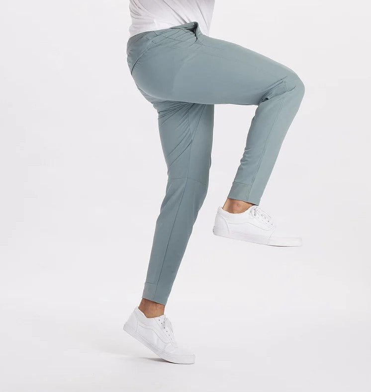Skinny joggingbroek - Trekkoord - Rekbaar - Trainingsbroek - Herenbroek-Boetiek Moda