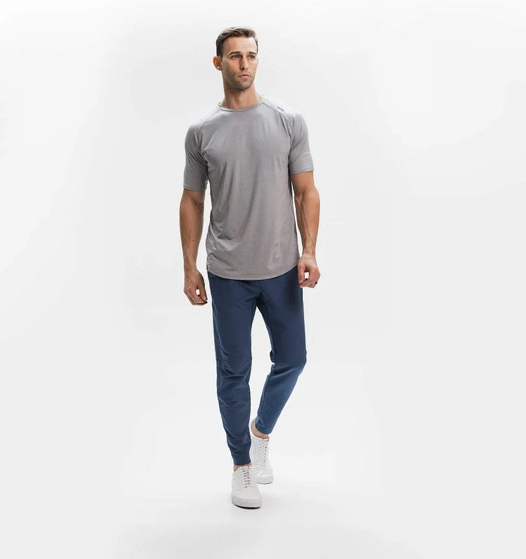 Skinny joggingbroek - Trekkoord - Rekbaar - Trainingsbroek - Herenbroek-Boetiek Moda