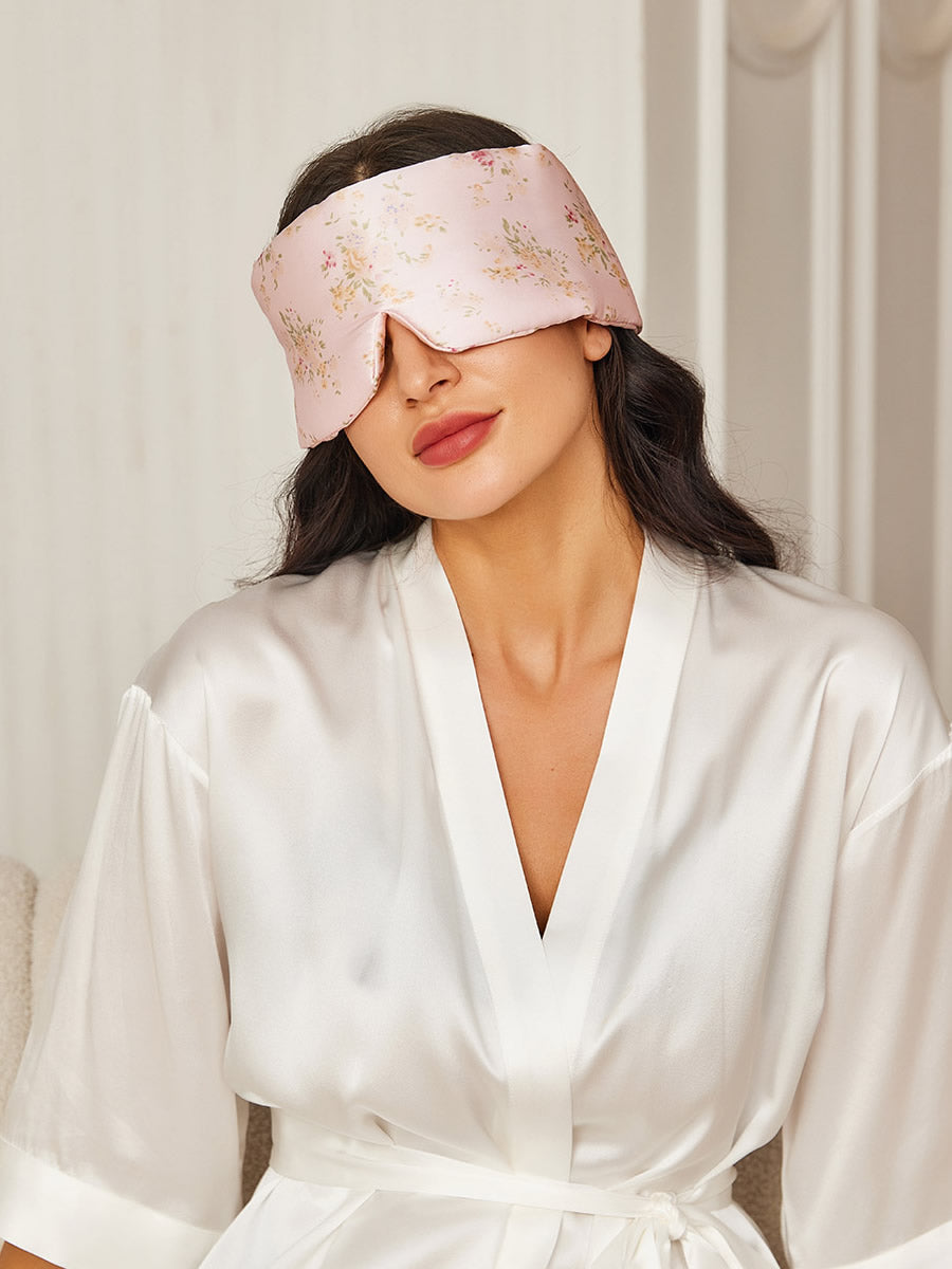 Slaapblinddoek - Verstelbaar zijden oogmasker voor vrouwen om te slapen-Boetiek Moda