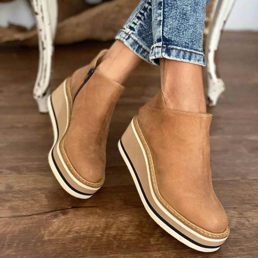 Sleehakken - Orthopedisch - Platform - Enkellaarzen - Dameslaarzen-Boetiek Moda