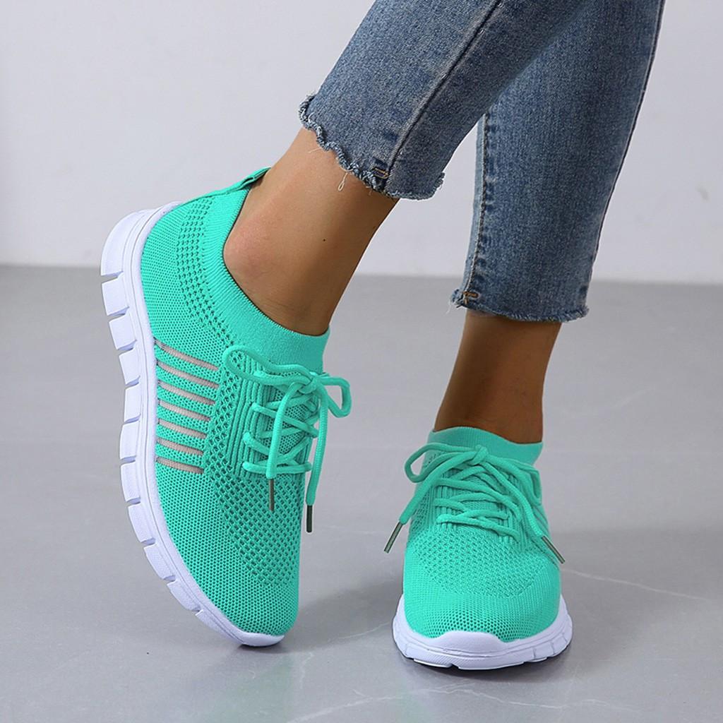 Slip-On Sneakers - Ademend- Orthopedisch - Mesh Sneakers - Damestrainers-Boetiek Moda