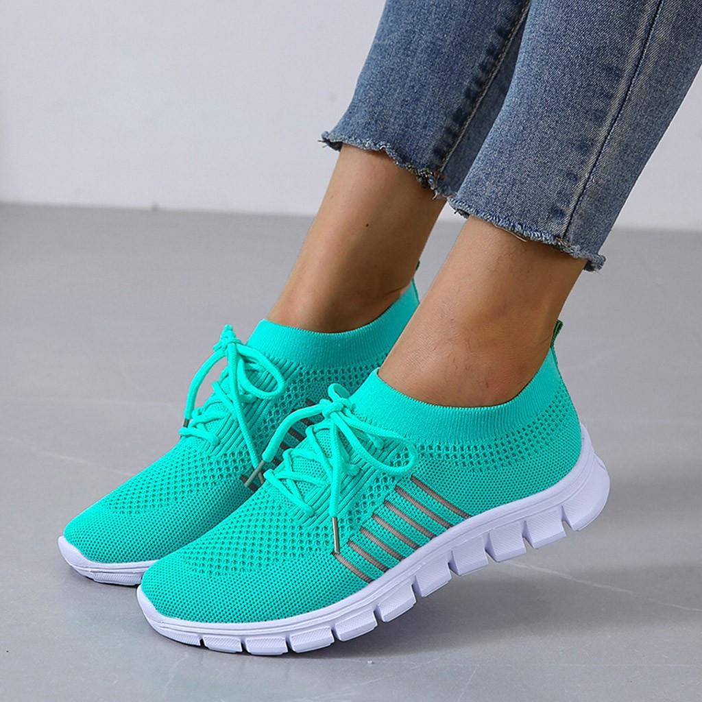 Slip-On Sneakers - Ademend- Orthopedisch - Mesh Sneakers - Damestrainers-Boetiek Moda