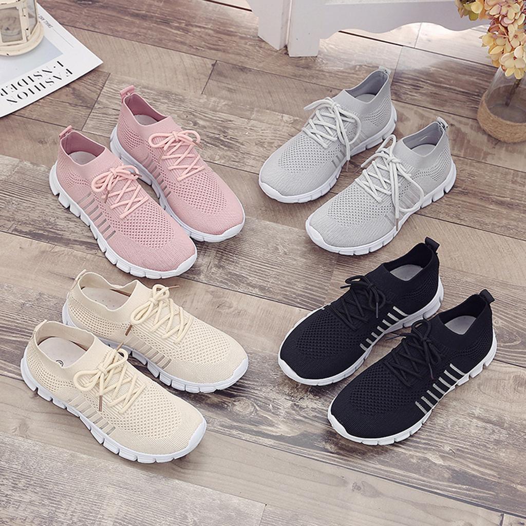 Slip-On Sneakers - Ademend- Orthopedisch - Mesh Sneakers - Damestrainers-Boetiek Moda