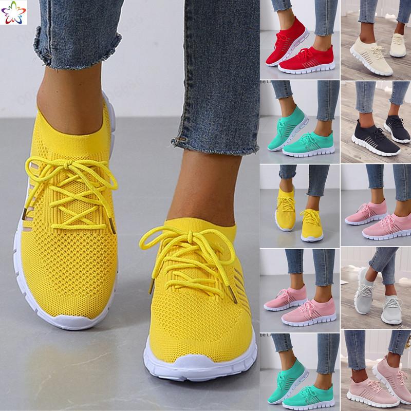 Slip-On Sneakers - Ademend- Orthopedisch - Mesh Sneakers - Damestrainers-Boetiek Moda