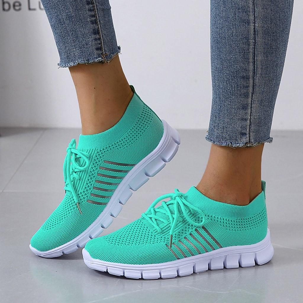Slip-On Sneakers - Ademend- Orthopedisch - Mesh Sneakers - Damestrainers-Boetiek Moda