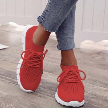 Slip-On Sneakers | Orthopedisch | Wandelen | Mesh Sneakers | Damestrainers-Boetiek Moda
