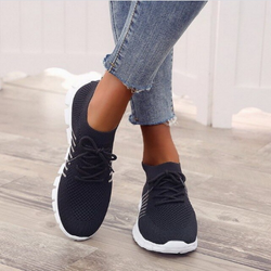 Slip-On Sneakers | Orthopedisch | Wandelen | Mesh Sneakers | Damestrainers-Boetiek Moda