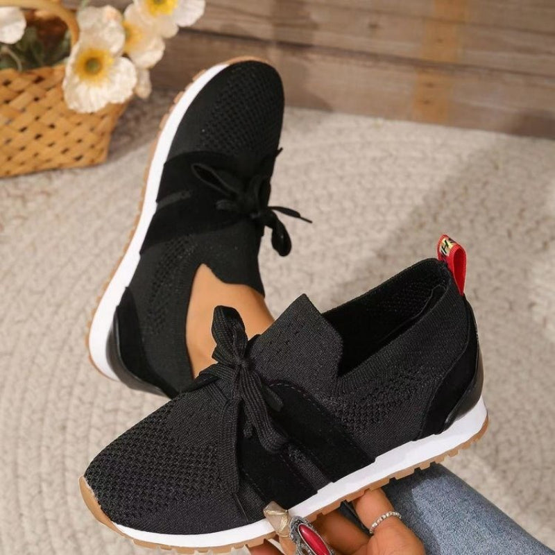 Slip-On Sneakers - Orthopedische wandelschoenen van mesh voor dames-Boetiek Moda
