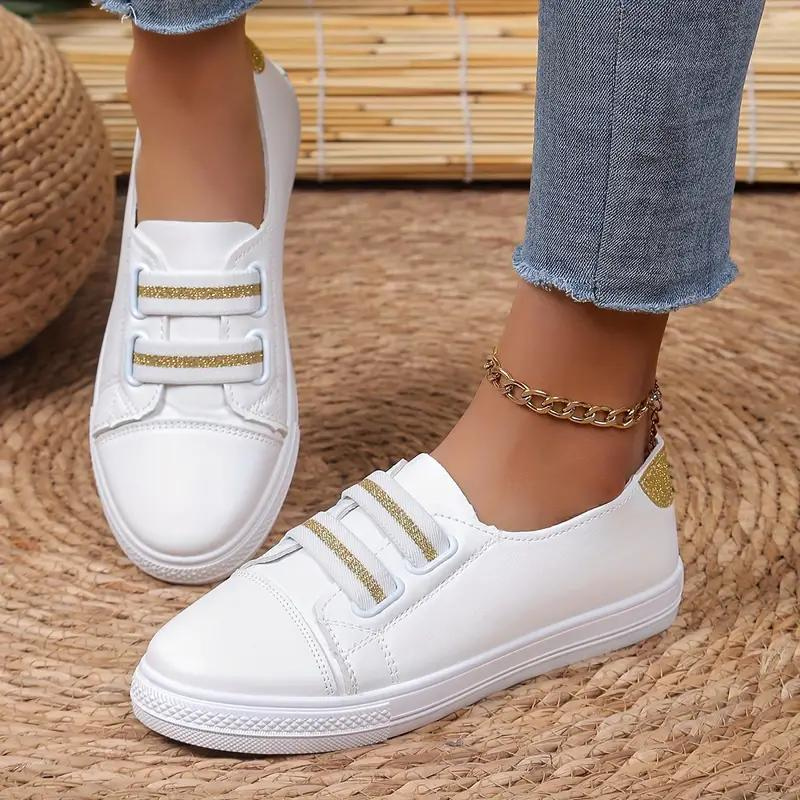 Slip On Sneakers - Wit - Lichtgewicht - Wandelschoenen - Damesschoenen-Boetiek Moda