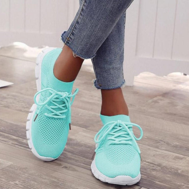 Slip-on sneakers | Mesh | Wandelen | Slip-on sneakers | Orthopedische schoenen voor dames-Boetiek Moda