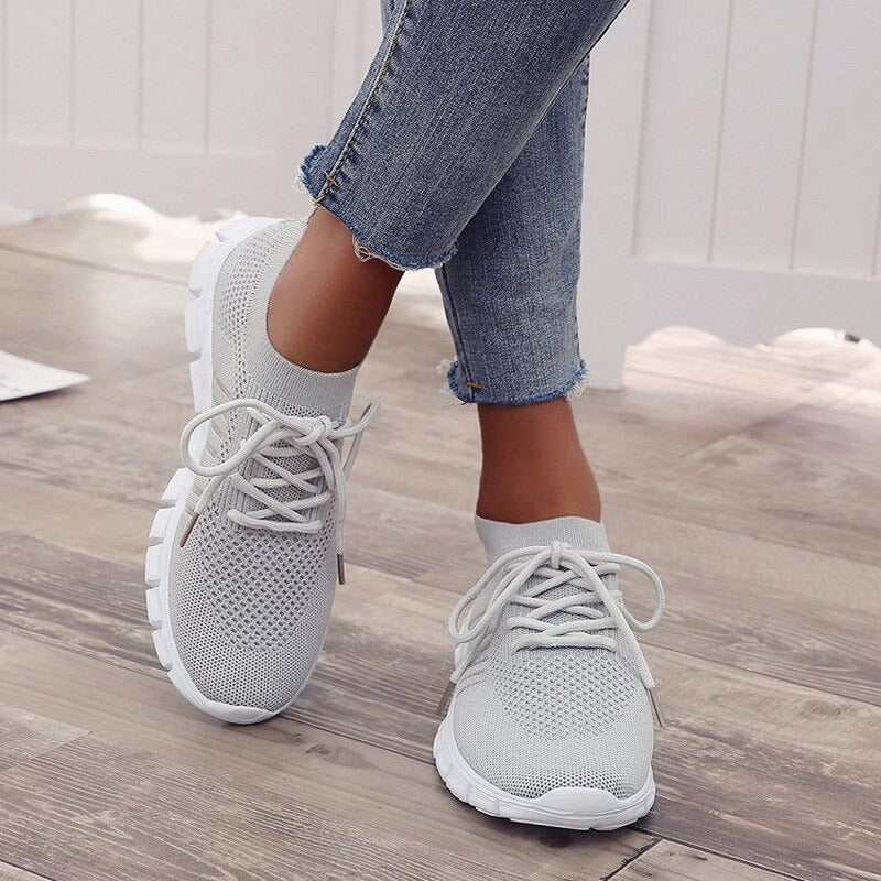 Slip-on sneakers | Mesh | Wandelen | Slip-on sneakers | Orthopedische schoenen voor dames-Boetiek Moda