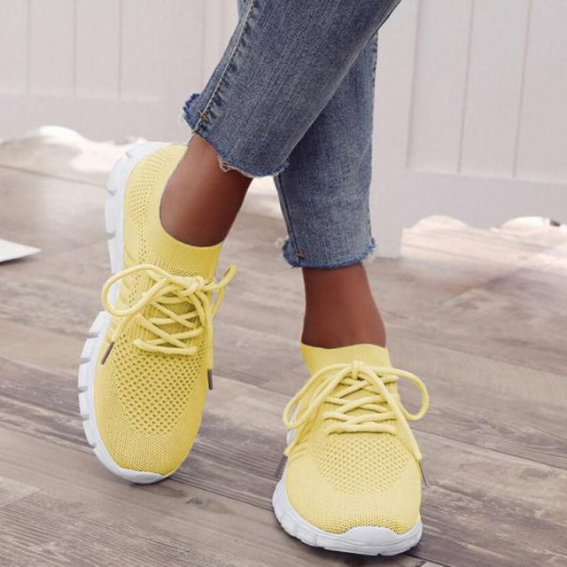Slip-on sneakers | Mesh | Wandelen | Slip-on sneakers | Orthopedische schoenen voor dames-Boetiek Moda