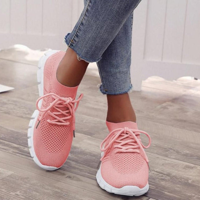 Slip-on sneakers | Mesh | Wandelen | Slip-on sneakers | Orthopedische schoenen voor dames-Boetiek Moda