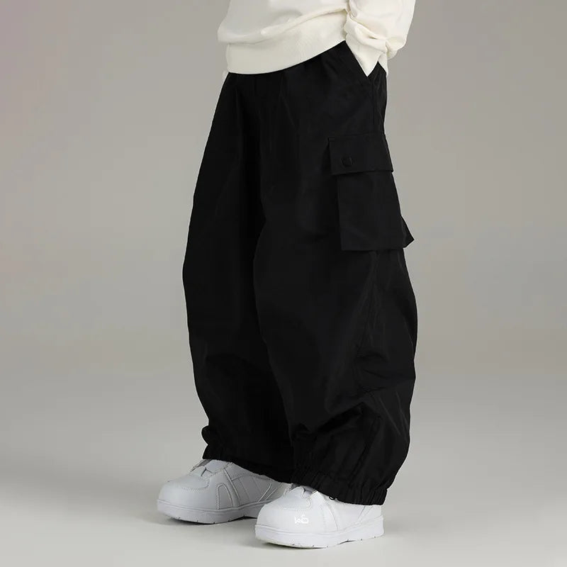 Sneeuwbroeken | Baggy | Losse pasvorm | Cargobroeken | Dames skibroeken-Boetiek Moda