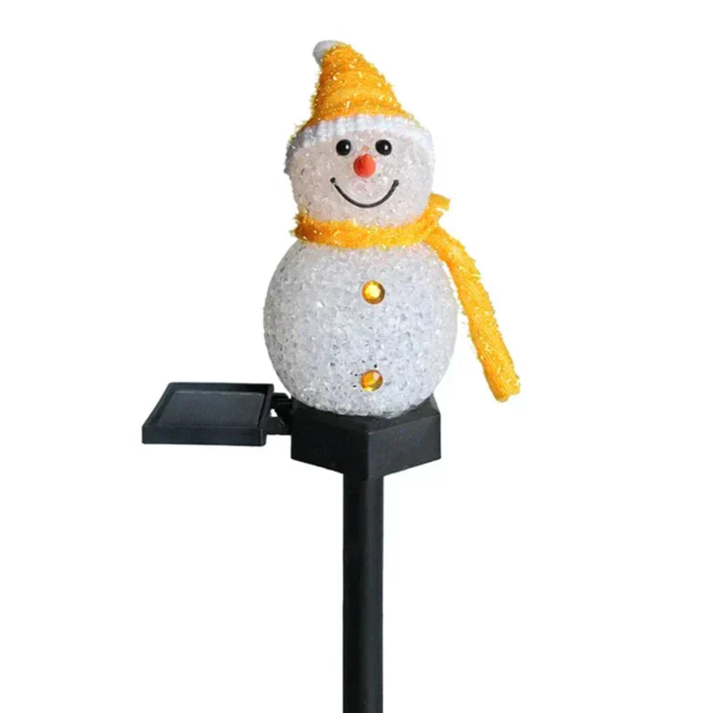 Sneeuwpoplamp - LED - Werkt op zonne-energie - Kerstverlichting voor in de tuin - Kerstverlichting voor buiten-Boetiek Moda