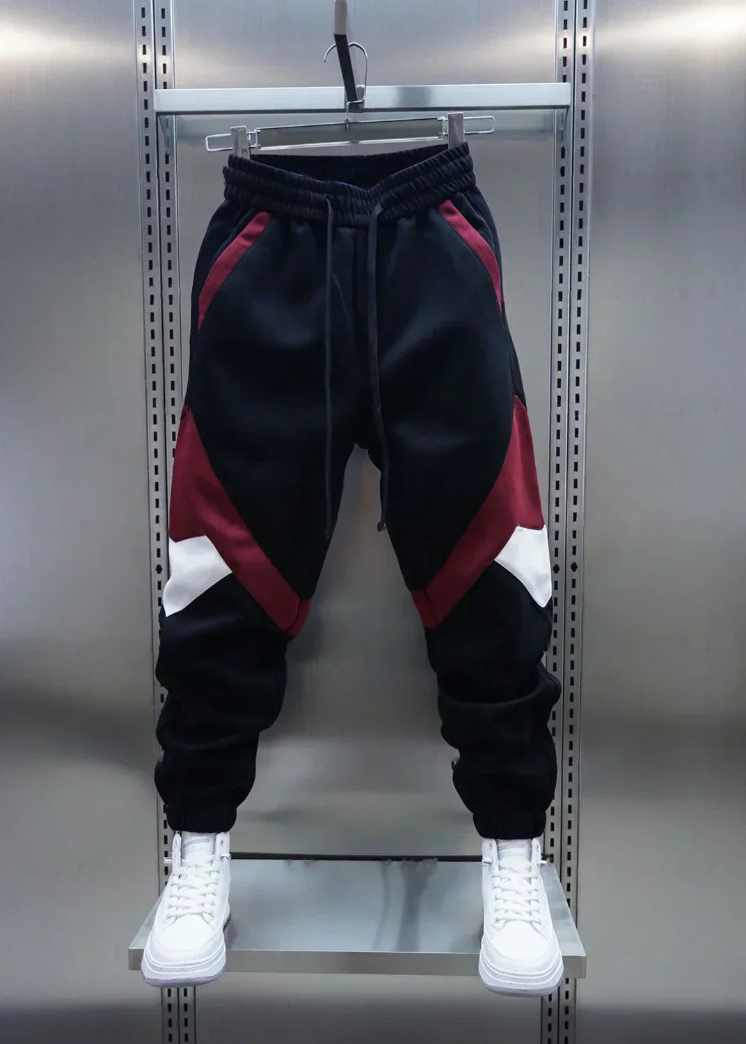 Spoorbroek | Elastische Taille | Sport | Broek met Manchet | Joggers voor Mannen-Boetiek Moda