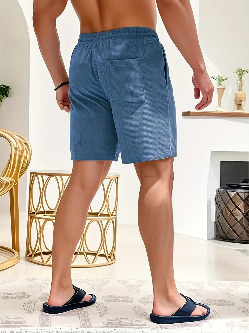 Sportbroek - Koord - Elastische taille - Corduroy broek - Herenbroek-Boetiek Moda