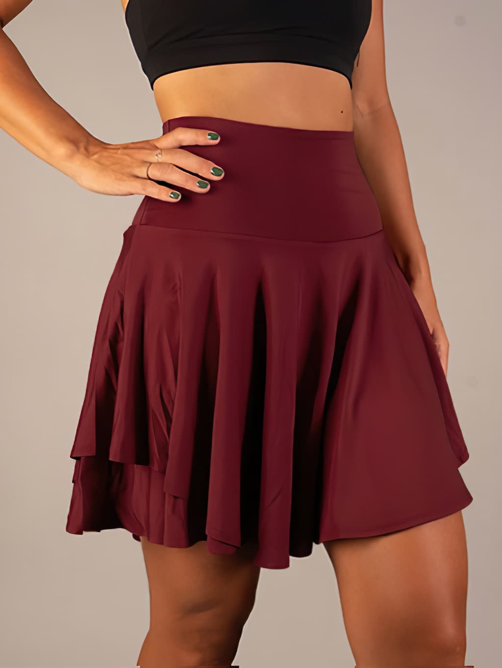 Sportrokken | Hoge Taille | Zakken | Tennisrok | Activewear Rok-Boetiek Moda