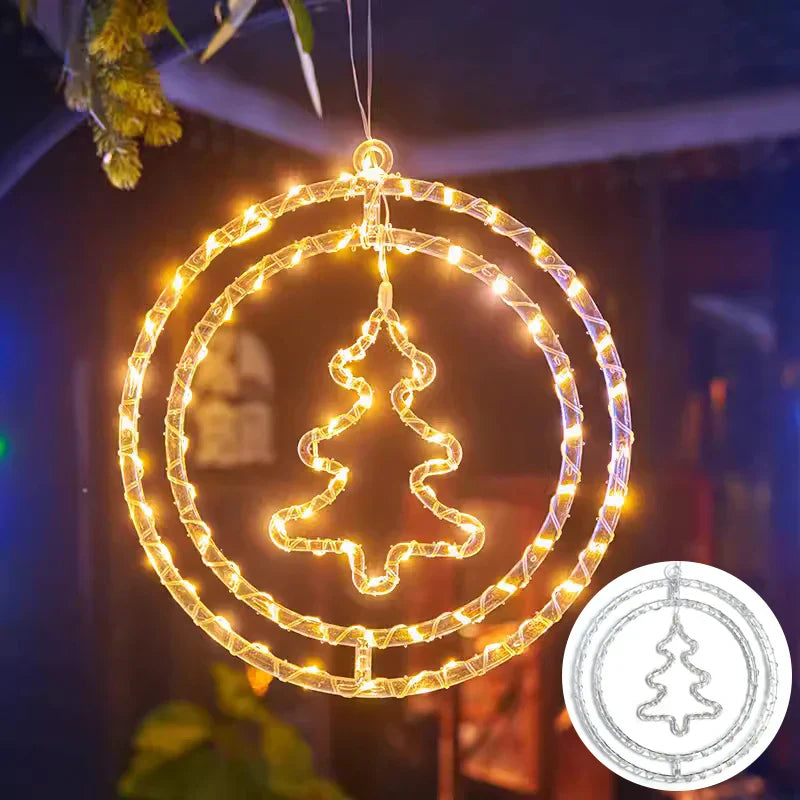 Sterrenraamverlichting | LED | Hangend | Kerststerrenverlichting | Kerstverlichting-Boetiek Moda
