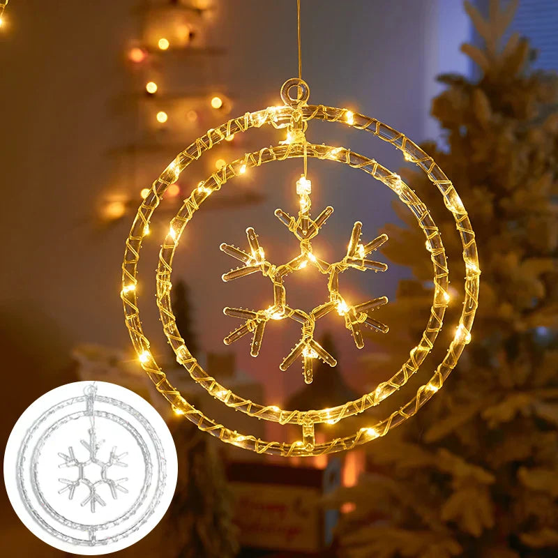 Sterrenraamverlichting | LED | Hangend | Kerststerrenverlichting | Kerstverlichting-Boetiek Moda