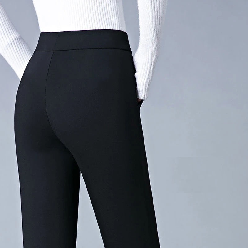 Stretch Broek - Formele High Waisted Skinny Broek voor dames-Boetiek Moda