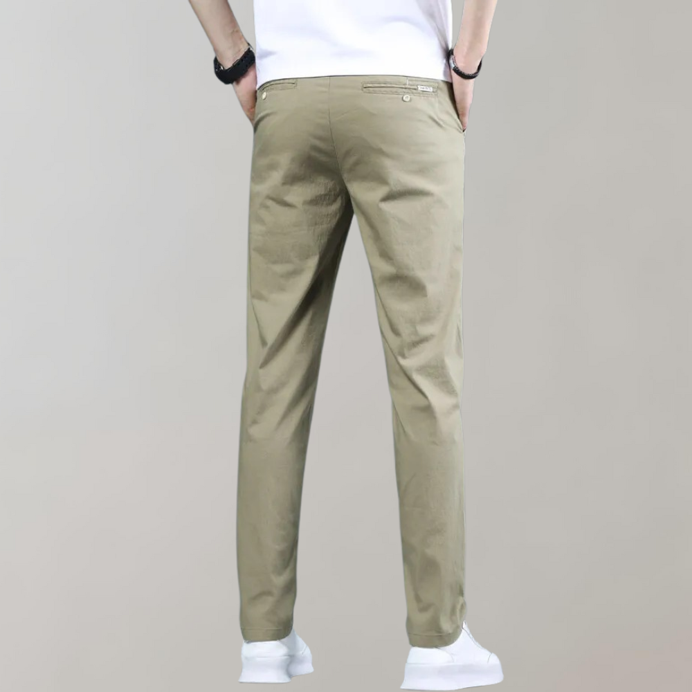 Stretchbroek - Casual skinny chino broek met rechte pijpen voor heren-Boetiek Moda