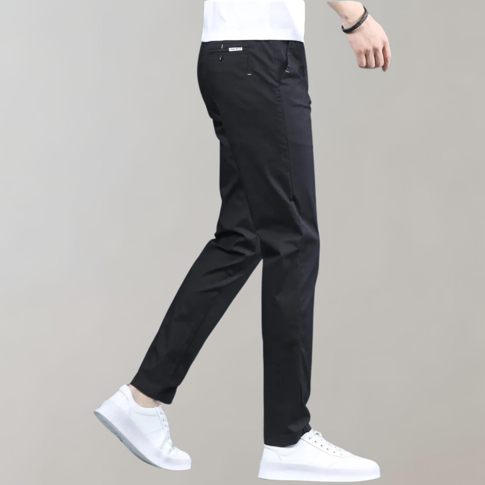 Stretchbroek - Casual skinny chino broek met rechte pijpen voor heren-Boetiek Moda