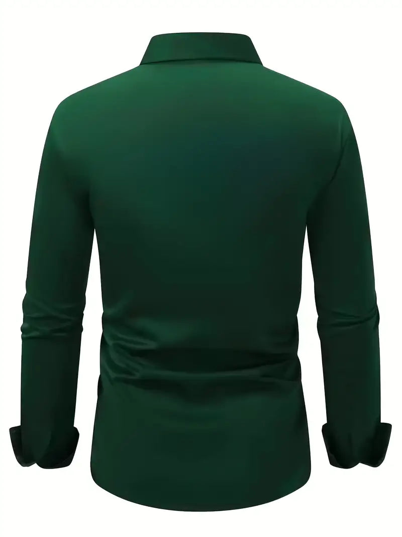 Strijkvrij Overhemd | Kreukvrij | Slim Fit | Knoop Overhemd | Heren Overhemden-Boetiek Moda