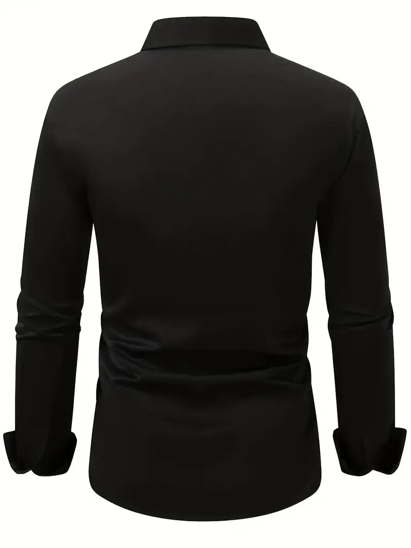 Strijkvrij Overhemd | Kreukvrij | Slim Fit | Knoop Overhemd | Heren Overhemden-Boetiek Moda
