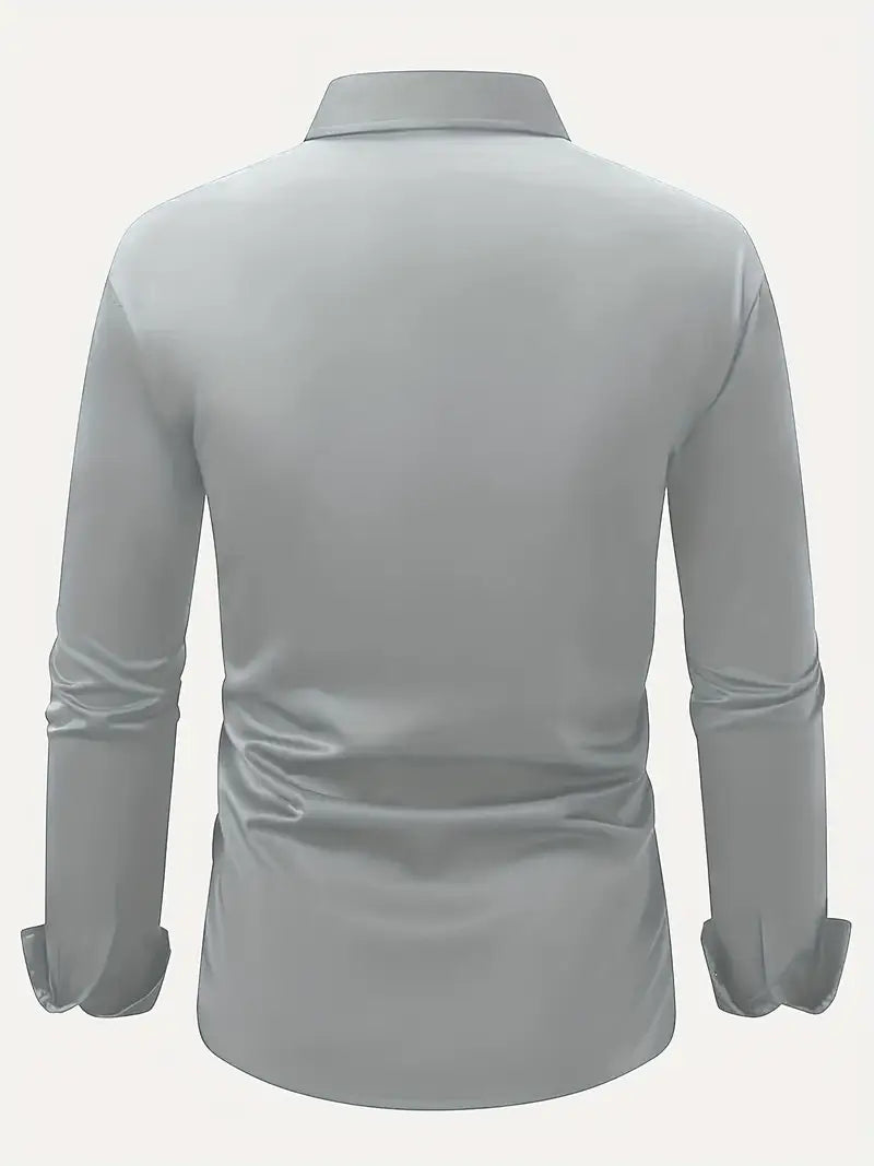 Strijkvrij Overhemd | Kreukvrij | Slim Fit | Knoop Overhemd | Heren Overhemden-Boetiek Moda