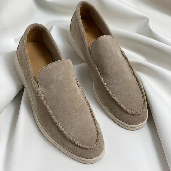 Suède Loafers - Slip-On - Comfortabel - Heren Loafers - Herenschoenen-Boetiek Moda