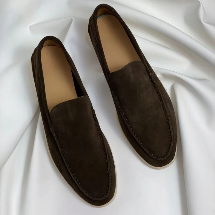 Suède Loafers - Slip-On - Comfortabel - Heren Loafers - Herenschoenen-Boetiek Moda